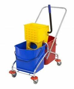 Jantex Dual Bucket Mop Wringer With Frame