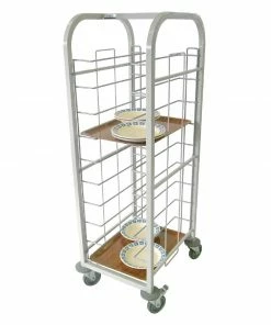 Craven Steel Self Clearing Trolley 10 Shelves