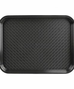 Olympia Kristallon Polypropylene Fast Food Tray Black