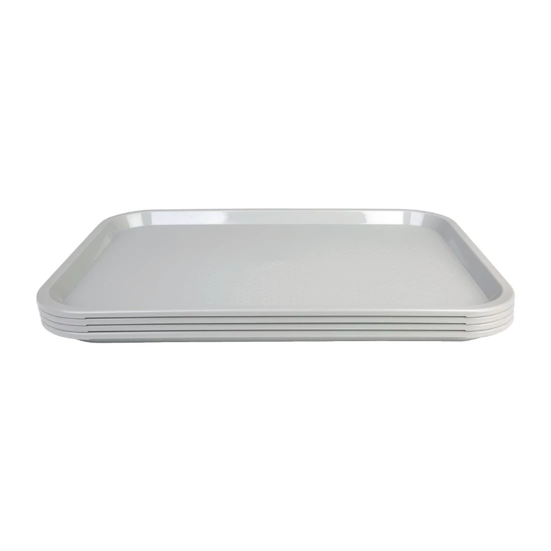 Olympia Kristallon Polypropylene Fast Food Tray Grey - Image 3