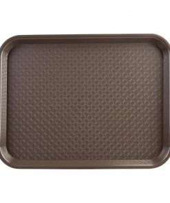 Olympia Kristallon Polypropylene Fast Food Tray Brown