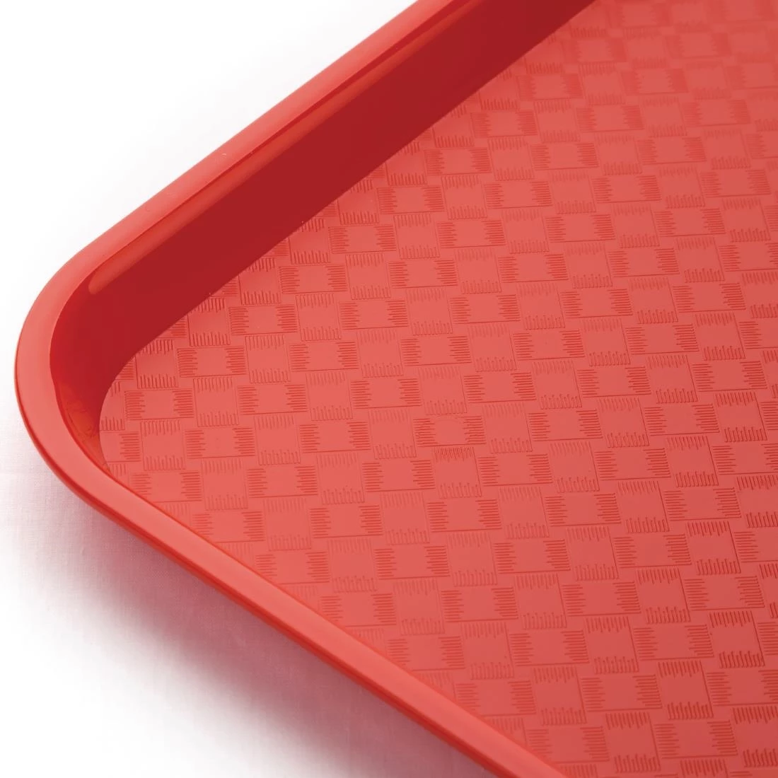 Olympia Kristallon Polypropylene Fast Food Tray Red - Image 2