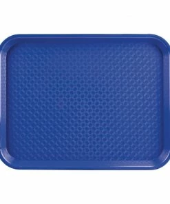 Olympia Kristallon Polypropylene Fast Food Tray Blue
