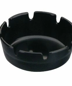 Olympia Black Melamine Ashtray