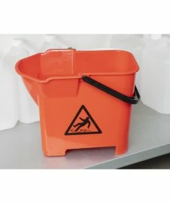 Jantex Colour Coded Mop Bucket Red