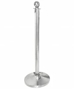 Bolero Stainless Steel Ball Top Barrier Post