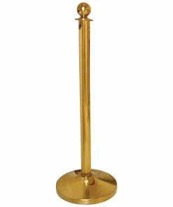 Bolero Stainless Steel Barrier Post Ball Top