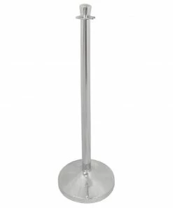 Bolero Stainless Steel Flat Top Barrier Post