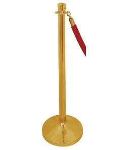 Bolero Stainless Steel Barrier Post Flat Top