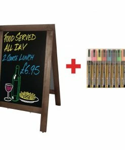 Olympia Small Pavement Board And FREE Set Of Securit Pens