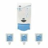 Deb Clear Foam Soap Dispenser And 3 Unperfumed Foam Hand Soaps 1Ltr