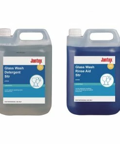 Jantex Glasswasher Detergent And Rinse Aid Concentrate 5Ltr (2 Pack)