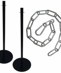 Special Offer Bolero 1.5m Chrome-Plated Barrier Chain And Barrier Posts