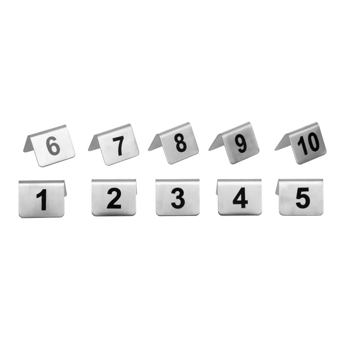 Olympia Stainless Steel Table Numbers 1-10 (Pack Of 10) - Image 5
