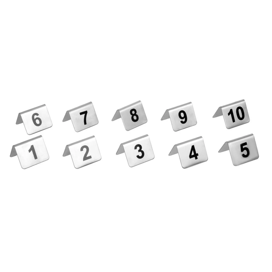 Olympia Stainless Steel Table Numbers 1-10 (Pack Of 10) - Image 6