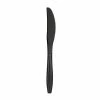 Fiesta Recyclable Heavy Duty Plastic Knives Black (Pack Of 100)