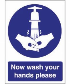 Vogue Now Wash Your Hands Sign