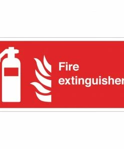 Vogue Fire Extinguisher Sign