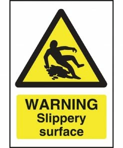 Vogue Warning Slippery Surface Sign