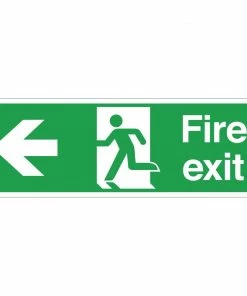 Vogue Fire Exit Sign Arrow Left