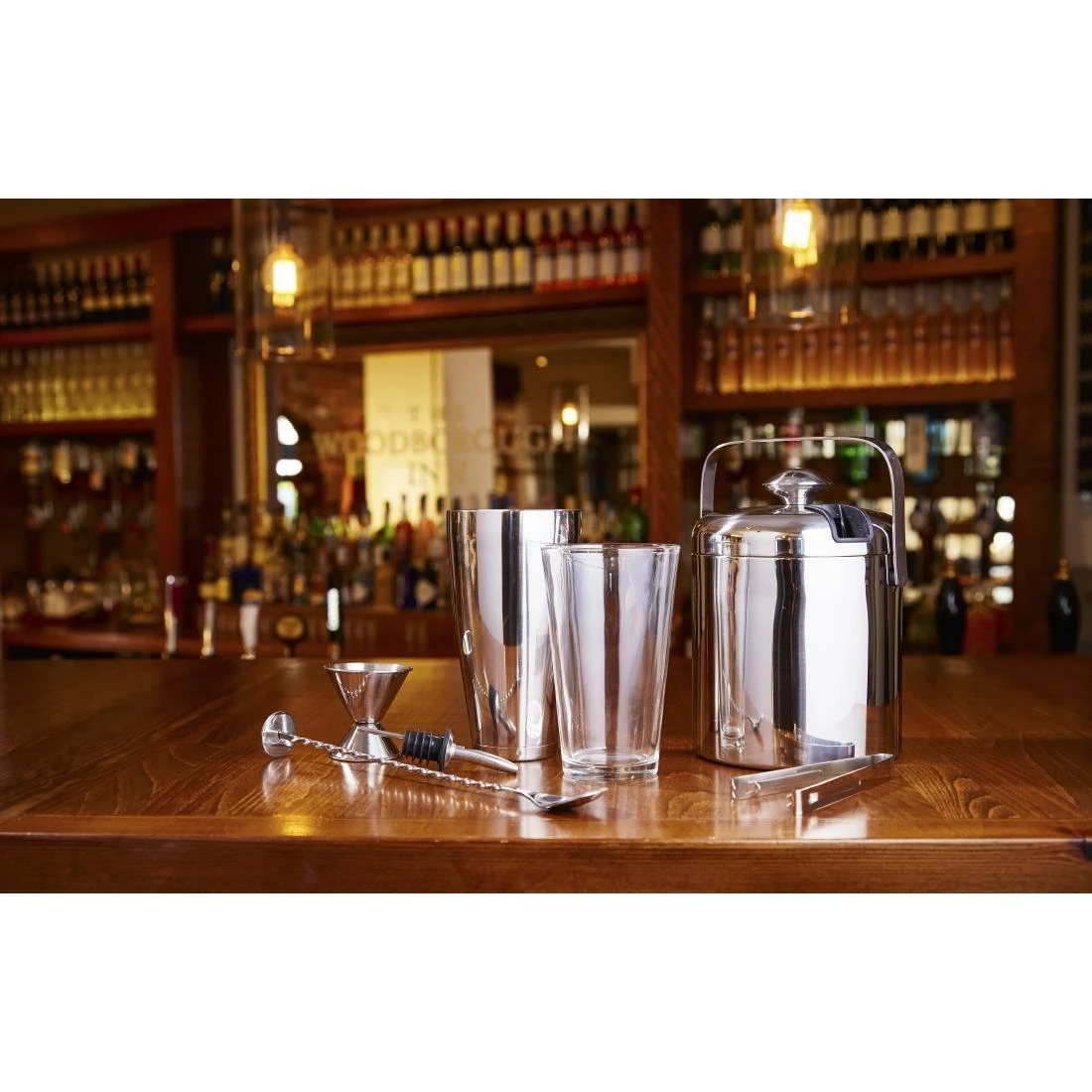 Olympia Ice Bucket With Lid And Tongs 1.23Ltr - Image 7