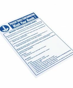 Vogue Prevent Cross Contamination Wash Hands Sign
